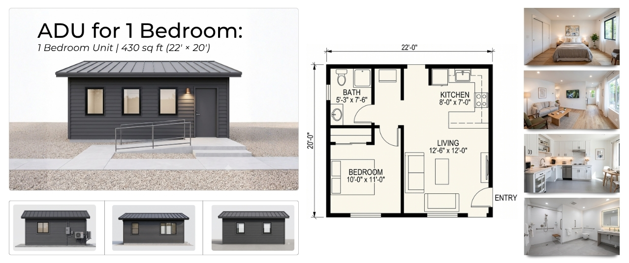 Shelter Unit 430 sq ft