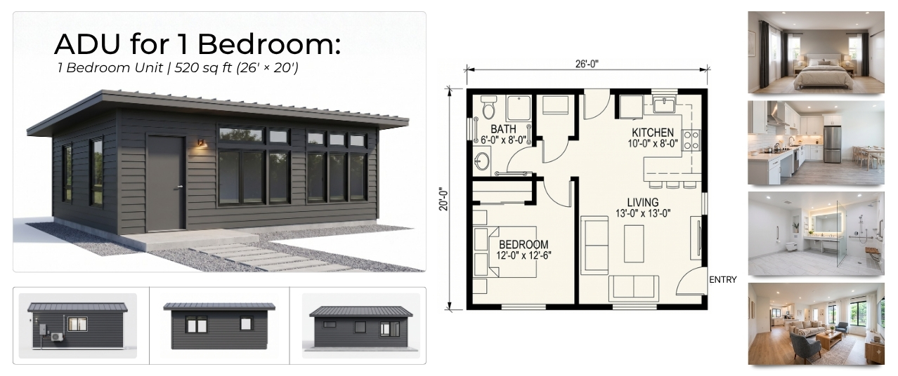 Shelter Unit 520 sq ft